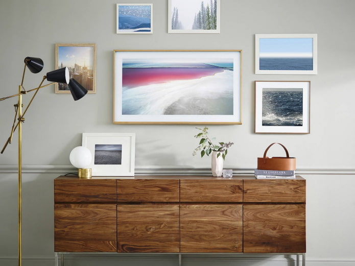 long low chest of drawers