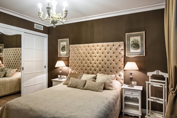 bedroom in a classic style