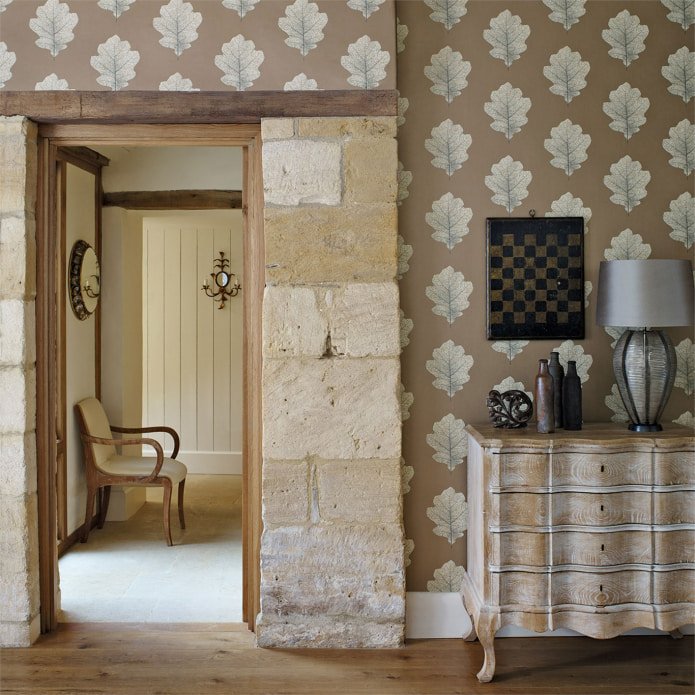 light brown wallpaper