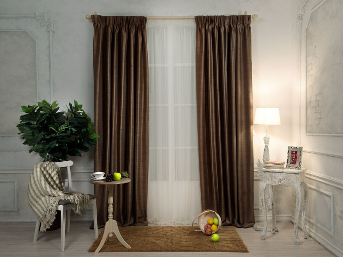 Chocolate curtains