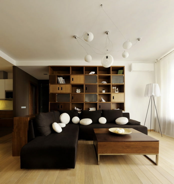 chocolate modular sofa