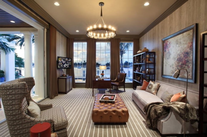 light brown ceiling structure