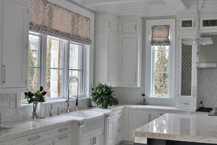 silk curtains