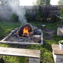 How to make a fireplace in the dacha?-4