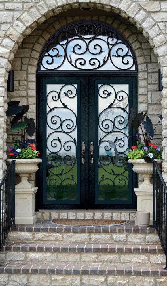 entrance to a country house