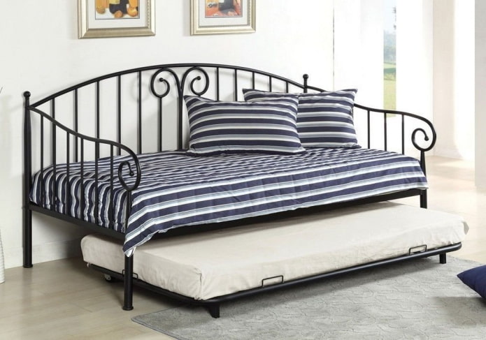 forged transforming bed in the interior