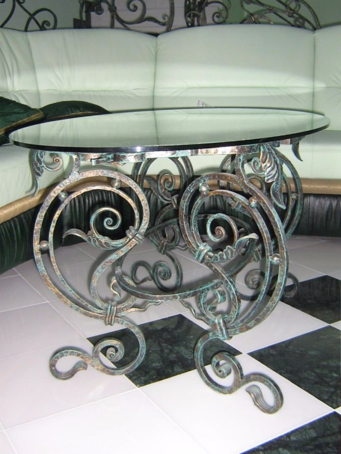 forged antique items in the interior