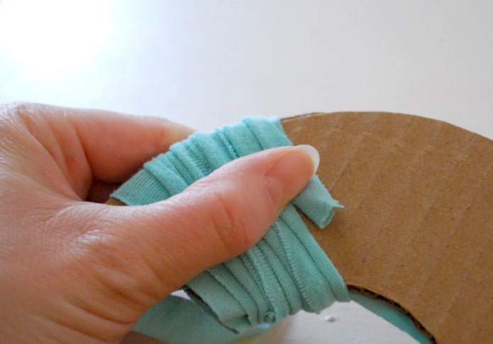 Winding the first strip