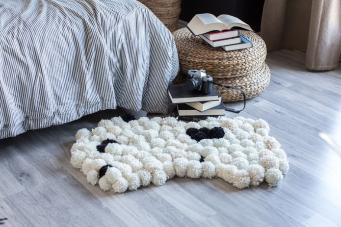 Rug in the bedroom