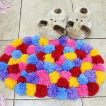 How to make a pom-pom rug?-6