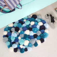 How to make a pom-pom rug?-8
