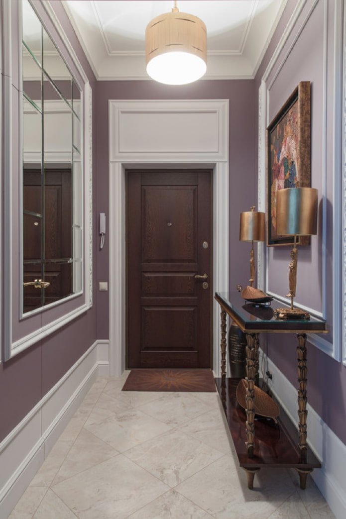 rug for a classic hallway