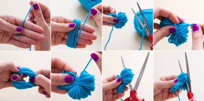 Making a pompom