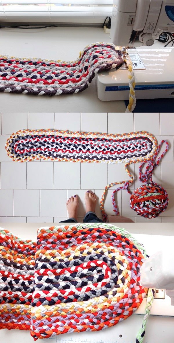 Build up the rug