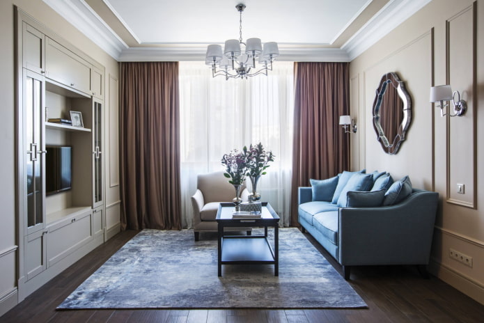 living room in a modern style