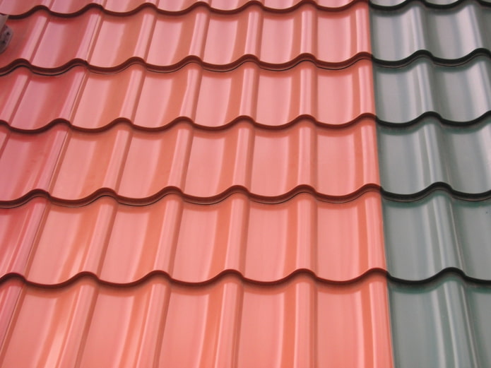 metal roof tiles for a canopy