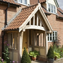 How to make a canopy over the porch of the house yourself?-3