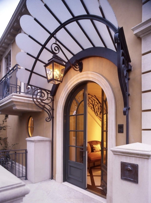 beautiful canopy of an unusual shape