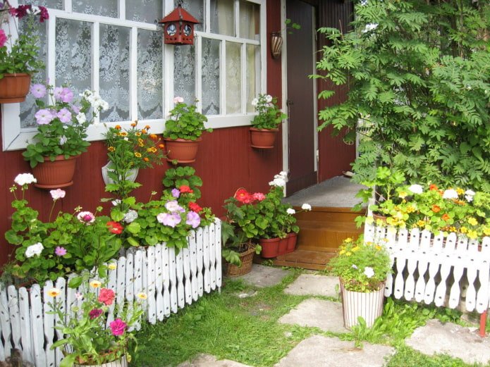 Porch in the garden