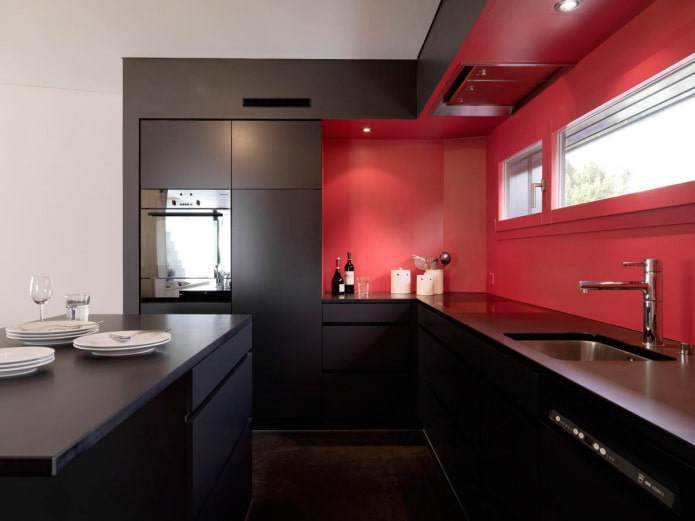 Black and red minimalism