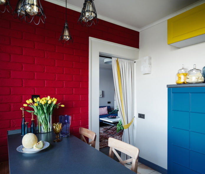 Brick-imitated wallpaper