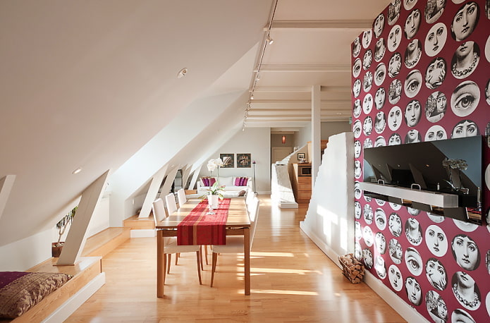 burgundy and gray wallpaper