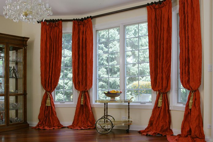 tassels on curtains