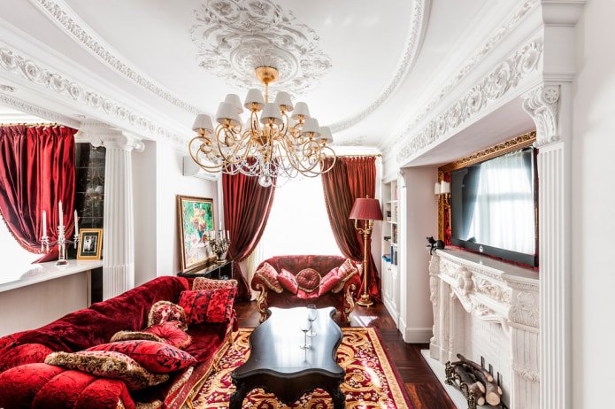 living room in classic style