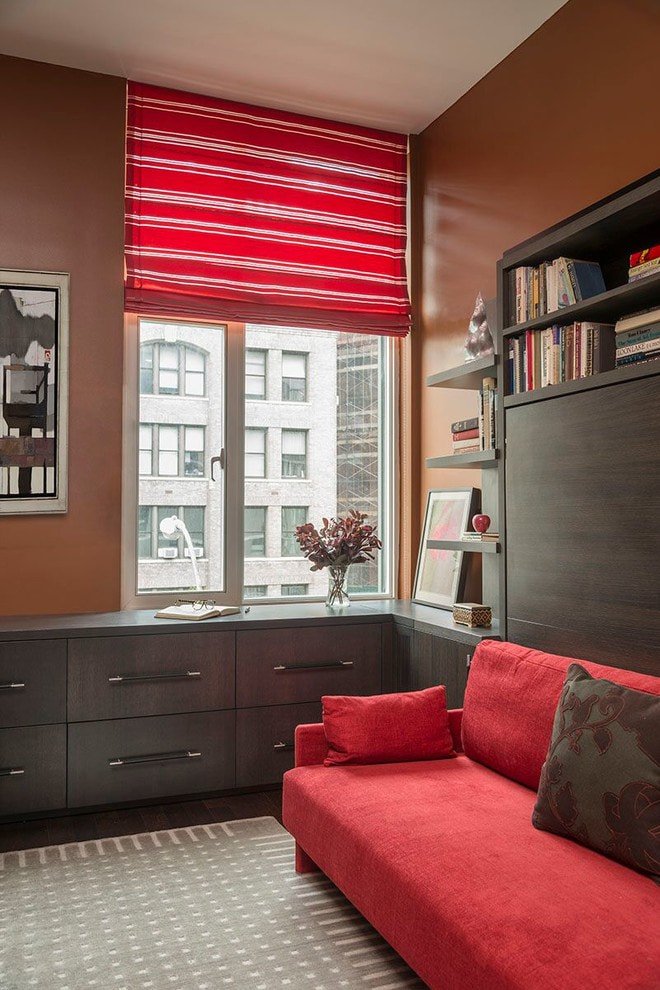 striped curtain