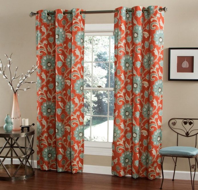 curtain with a pattern