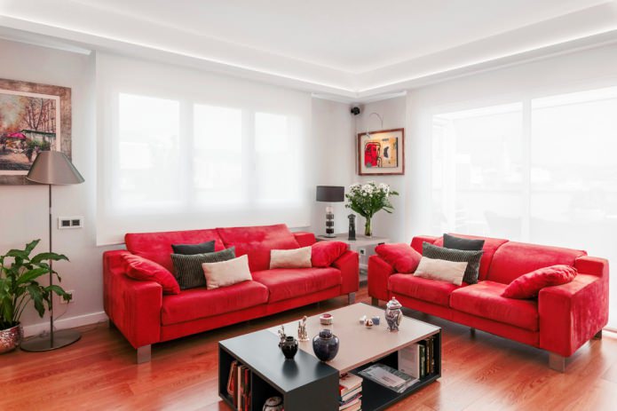 white roller blinds