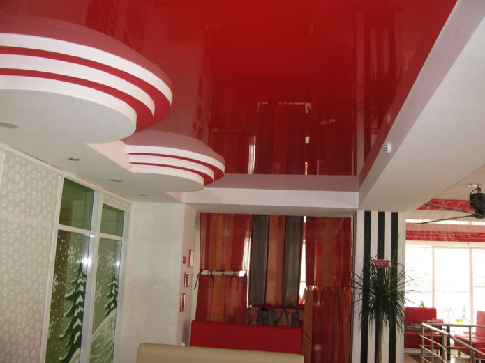 3-level figured ceiling