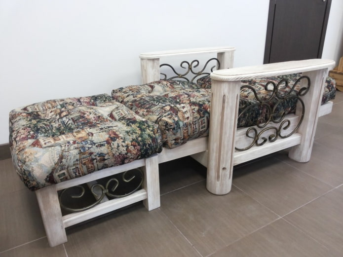 folding armchair in the Provence style
