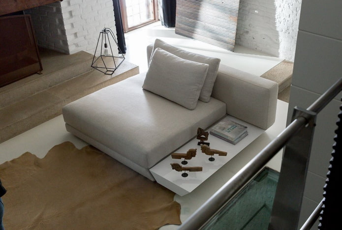 folding chair with a table in the interior