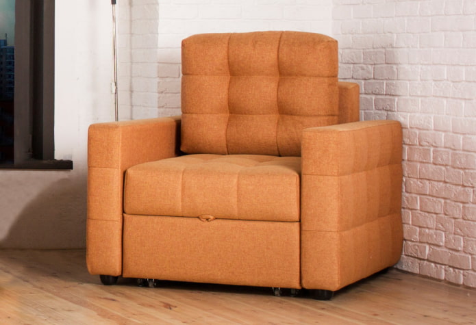folding chair in the interior