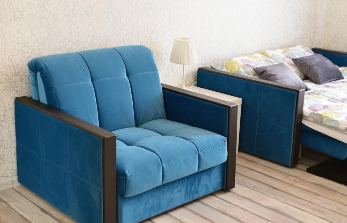 location of a folding chair in the interior