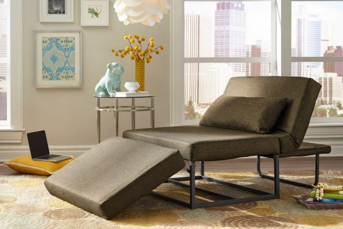 folding chair in the office interior
