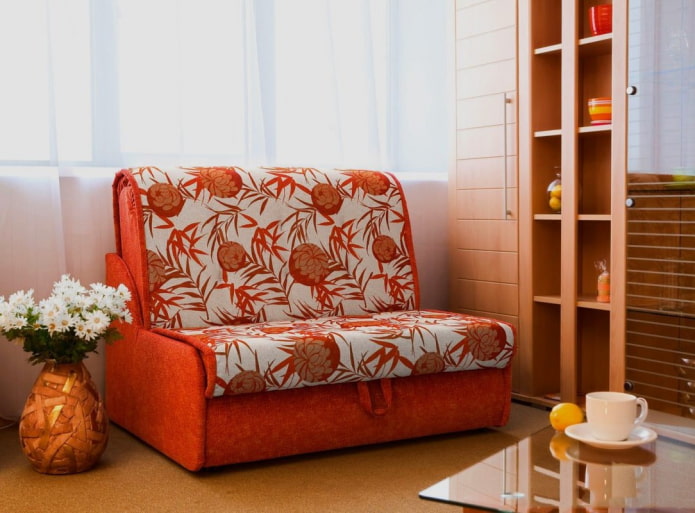 folding chair in the kitchen interior