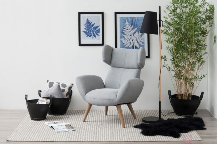 chair in a mat