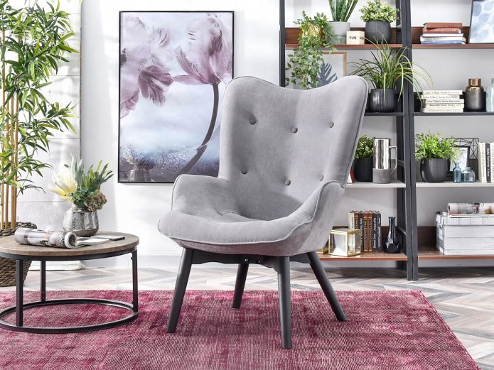 chair with a high back