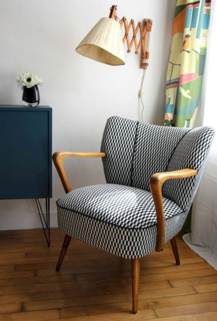 chair in the style of the fifties