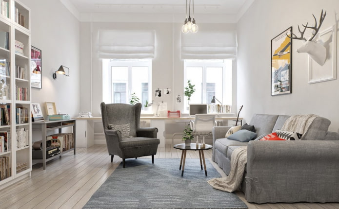 Scandinavian style armchair
