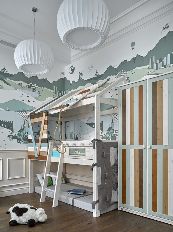 children's room for two children