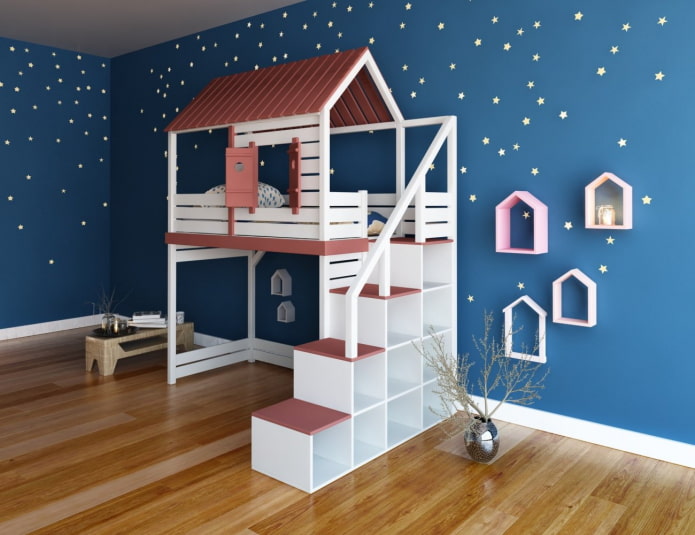 house-shaped bed