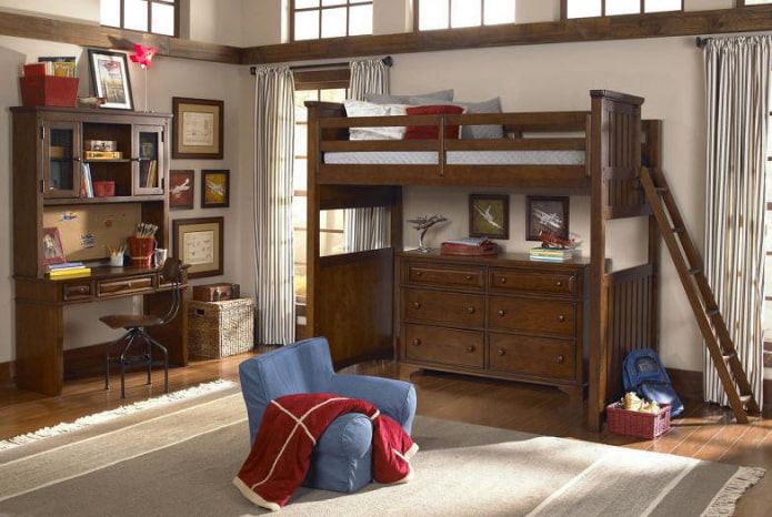children's room in a classic style