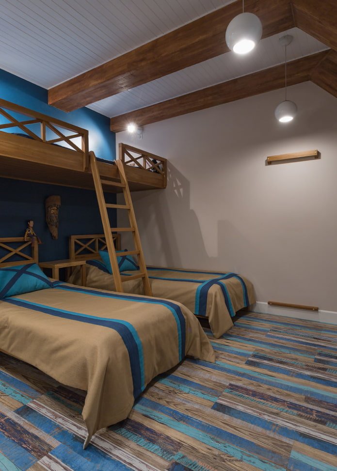 wood in the interior