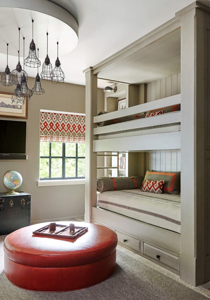 children's room with two beds