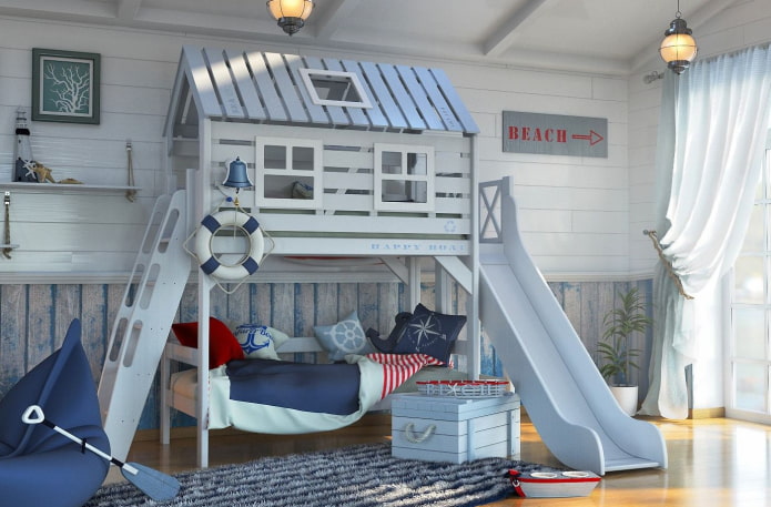 marine style house bed