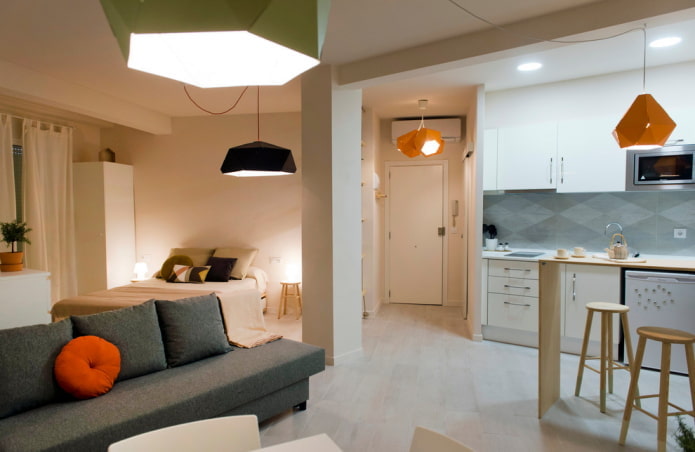 Non-standard living room layout