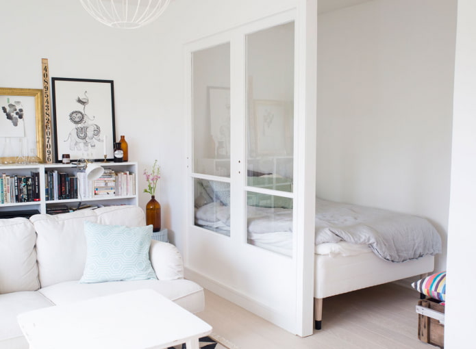 zoning a one-room apartment